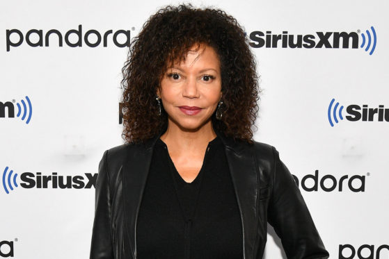 NEW YORK, NEW YORK - NOVEMBER 20: (EXCLUSIVE COVERAGE) Gloria Reuben visits SiriusXM Studios on November 20, 2019 in New York City. (Photo by Dia Dipasupil/Getty Images)